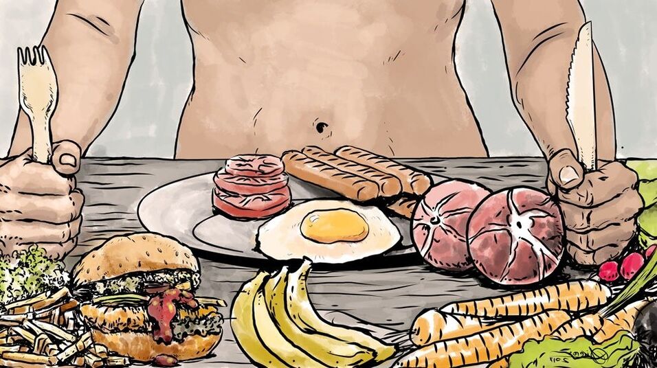 Nutrizione dietetica per potenza