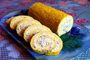 involtino di uova con tacchino per potenza