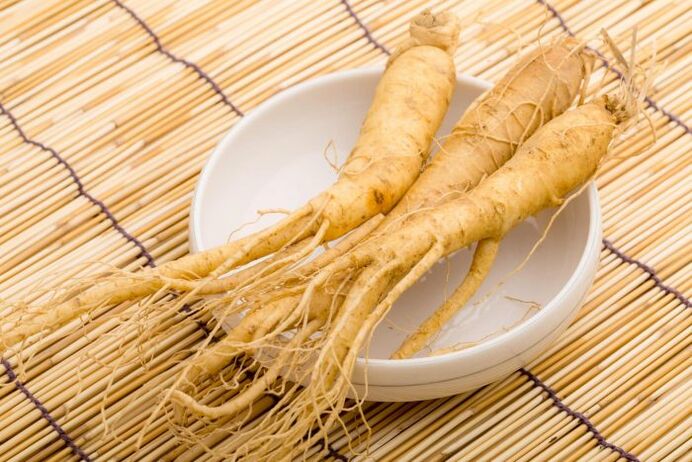 radice di ginseng per aumentare la potenza