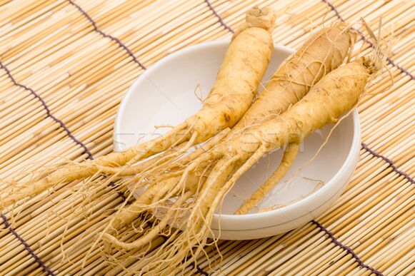 Il miglior stimolante di potenza è la radice di ginseng